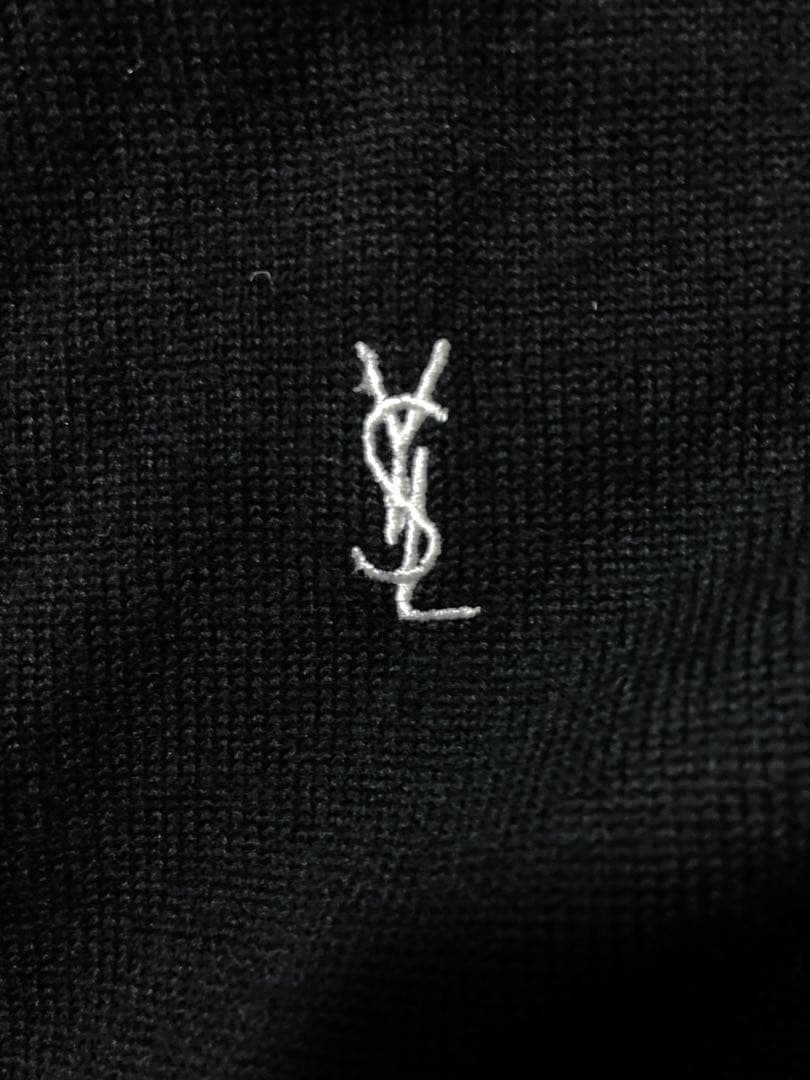 90s YSL Yves Saint Laurent ニット Y2K ブラック