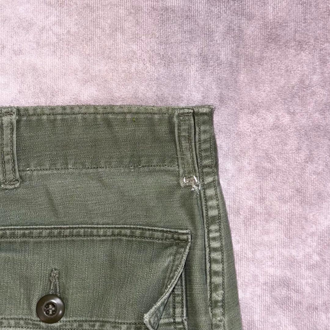 60s og107 コットンサテン ベイカーパンツ