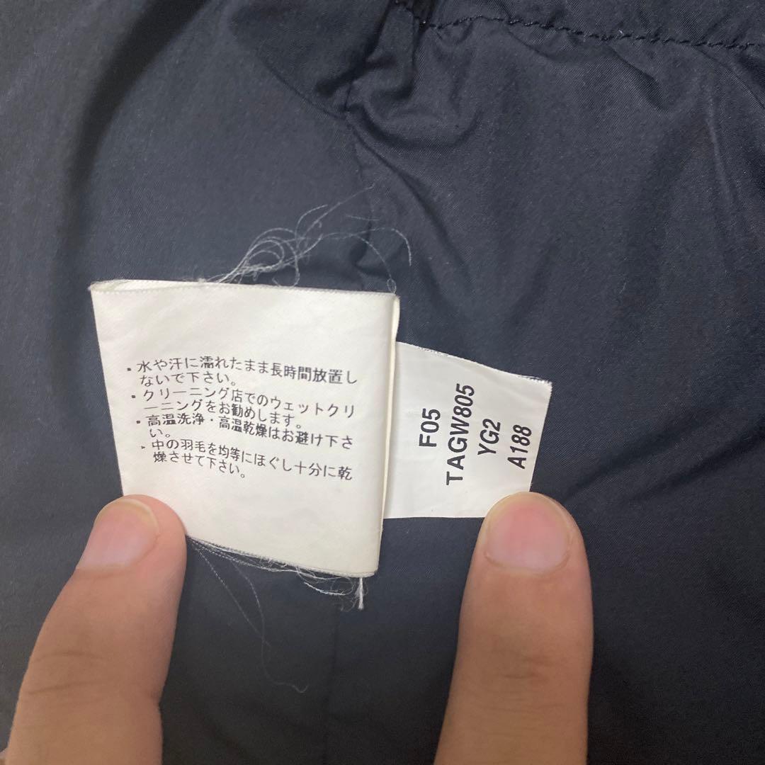 L美品 センターロゴ NORTH FACE ヌプシダウンベスト ND01587