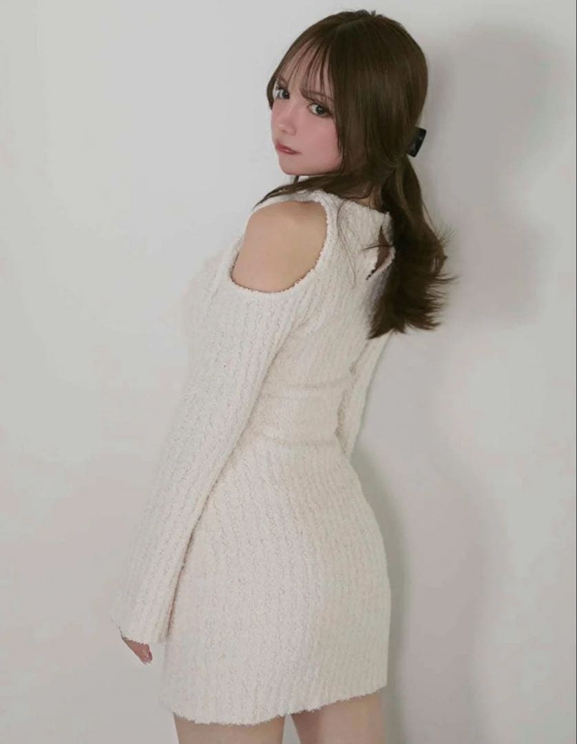 ワンピース andmary Nora knit mini dress