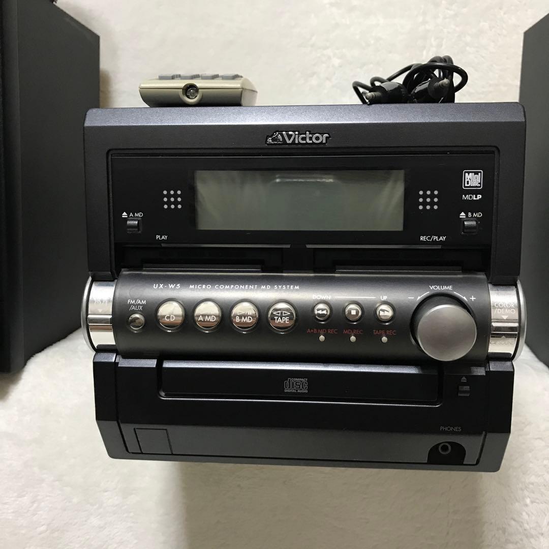 ビクターUX-W5 MICRO COMPONENT MD SYSTEMミニコンポ