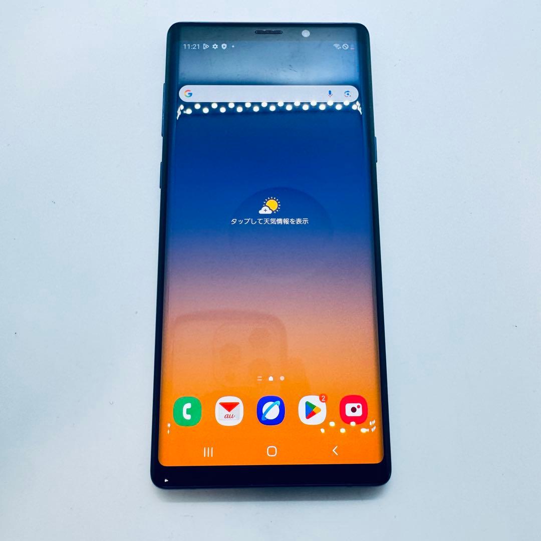 【SIMフリー】 Galaxy Note9 SCV40 本体 動作確認済み