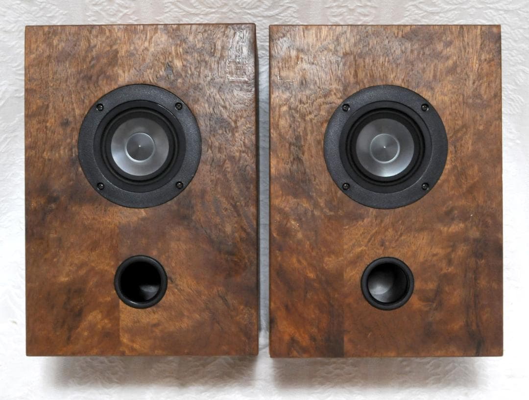 ◆ハンドメイドスピーカー ★無垢一枚板エンクロージャー製作品