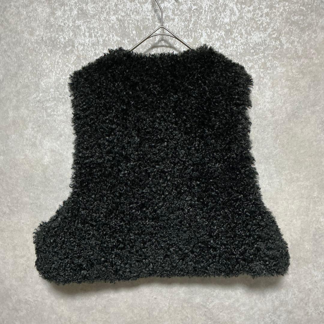 【美品】　HYKE　FAUX SHEARLING CROPPED VEST