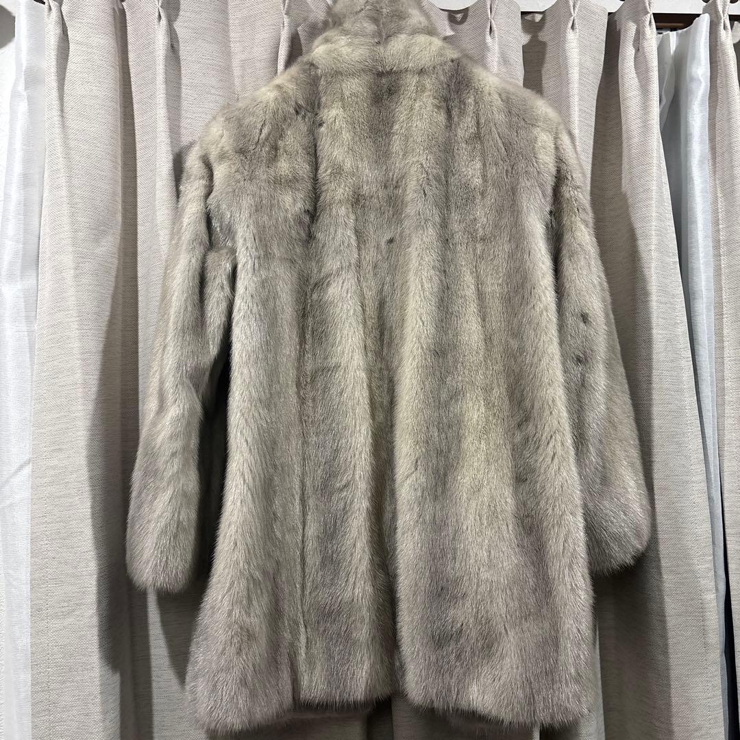 JOLIESSE/ミンクファー/ファーコート/13号/グレー