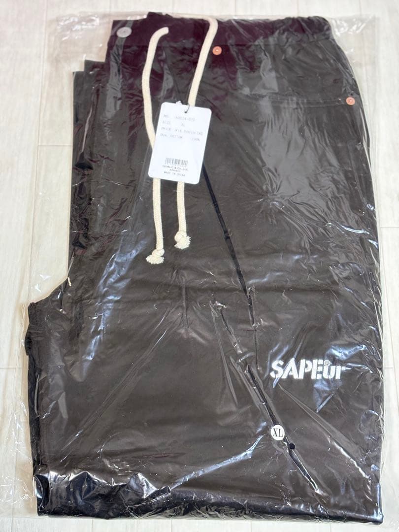 SAPEur サプール スケート パンツ ブラック XL