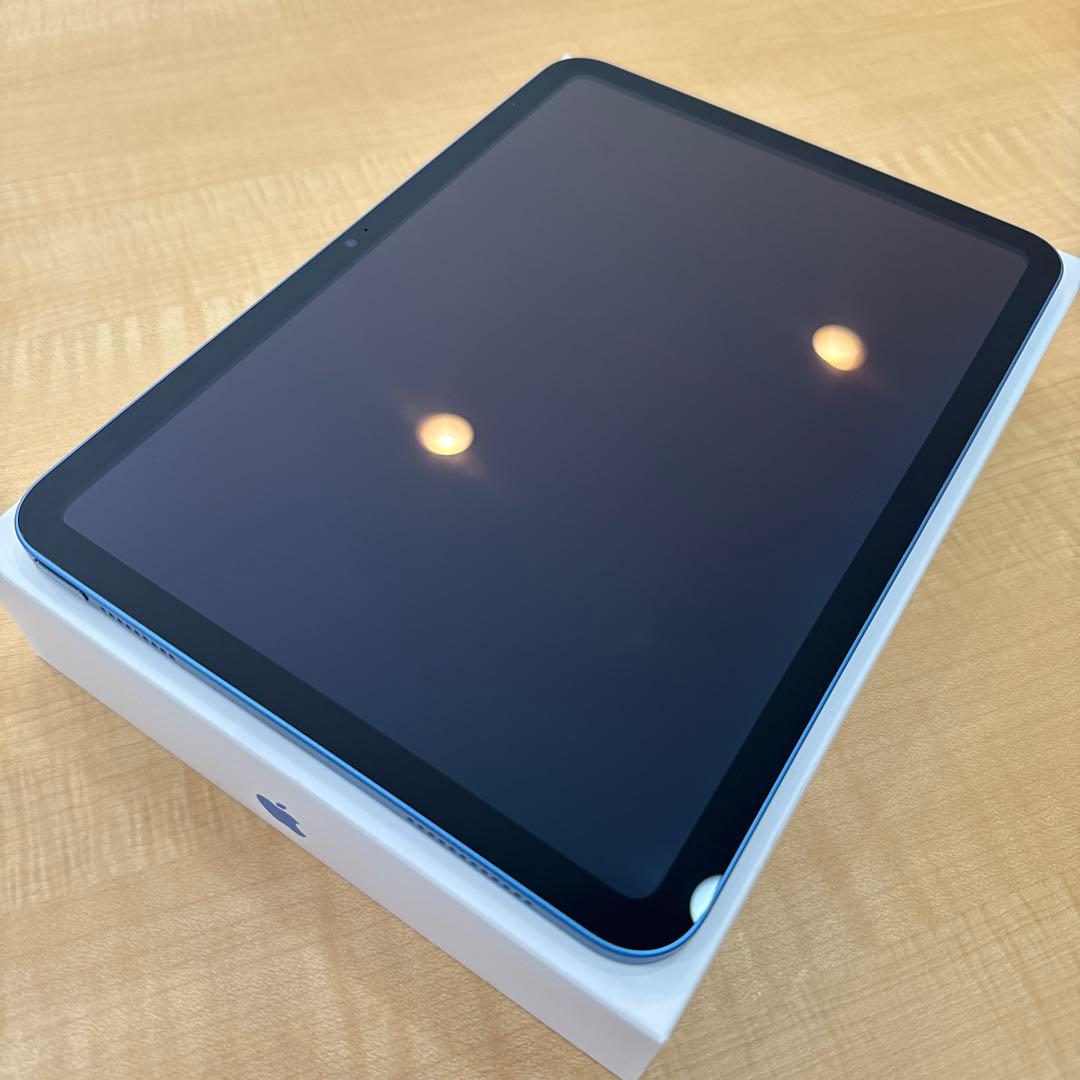 【美品】Apple iPad 第10世代 Wi-Fi 64GB ブルー 残保証有