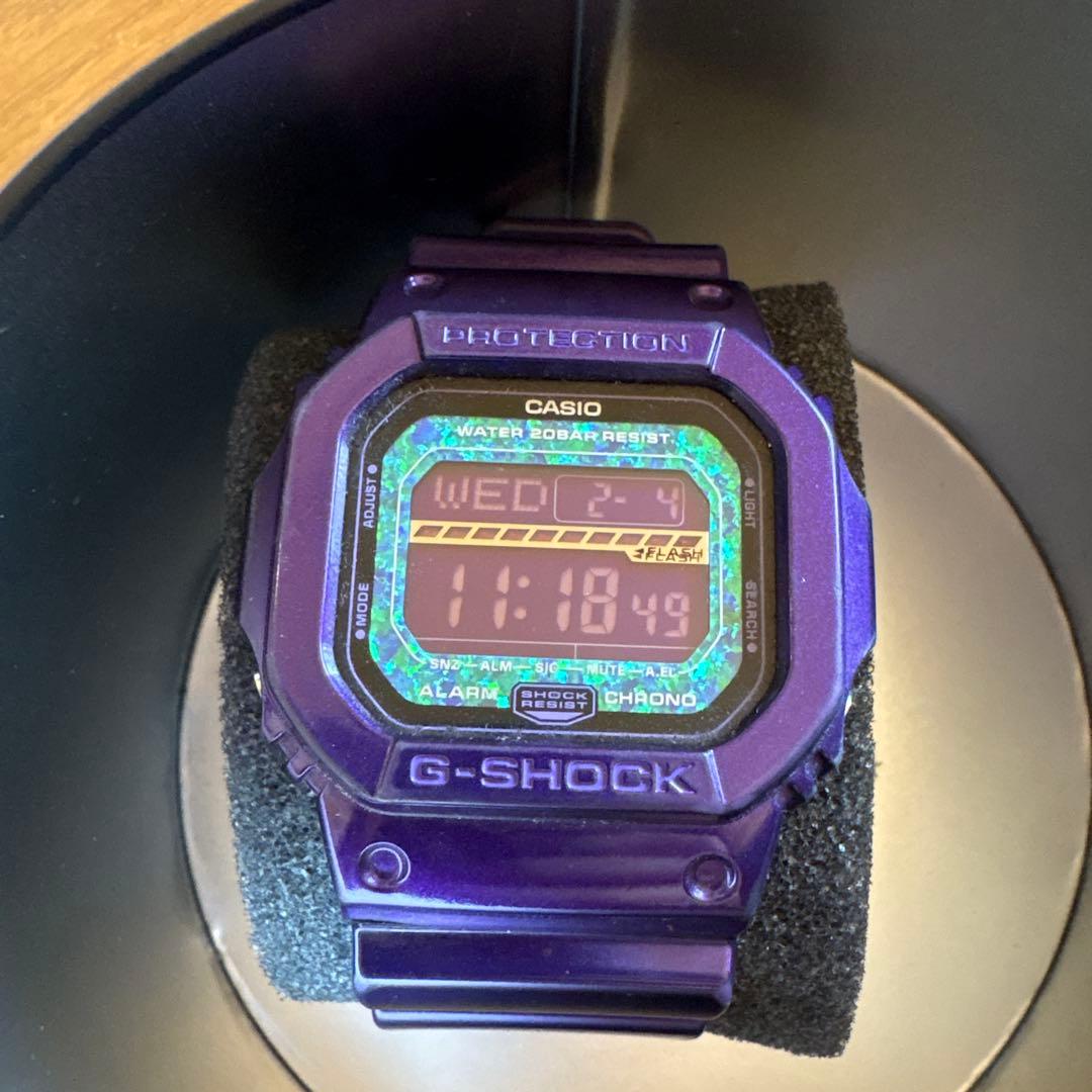 G-SHOCK パープル デジタル腕時計　オパール　GLS-5600KL