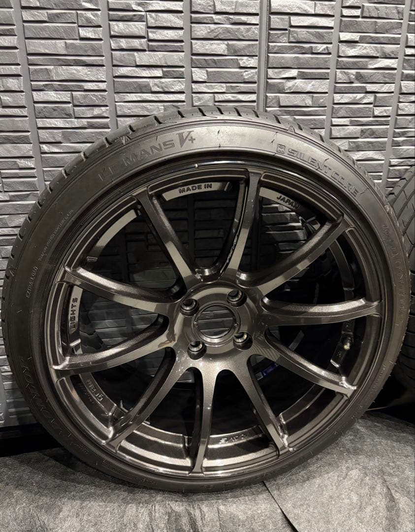 【超美品】NDロードスターRAYS 57トラセンド17インチ8.5j FACE2