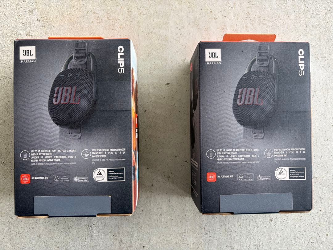 【未使用】JBL CLIP5 ワイヤレススピーカー 2個