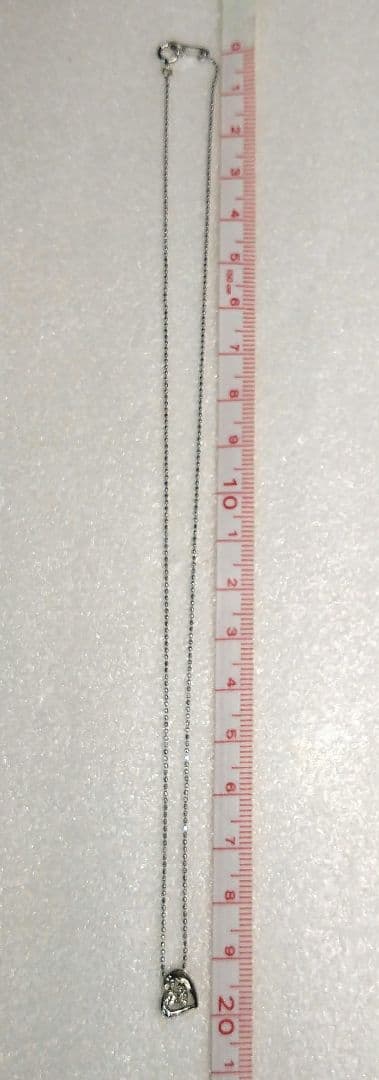 MK商品 4°C K18WG ダイヤモンドネックレス