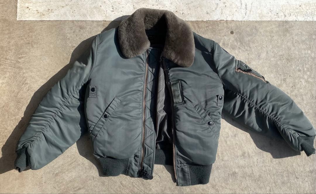 B-15 フライトジャケット　ファー付き