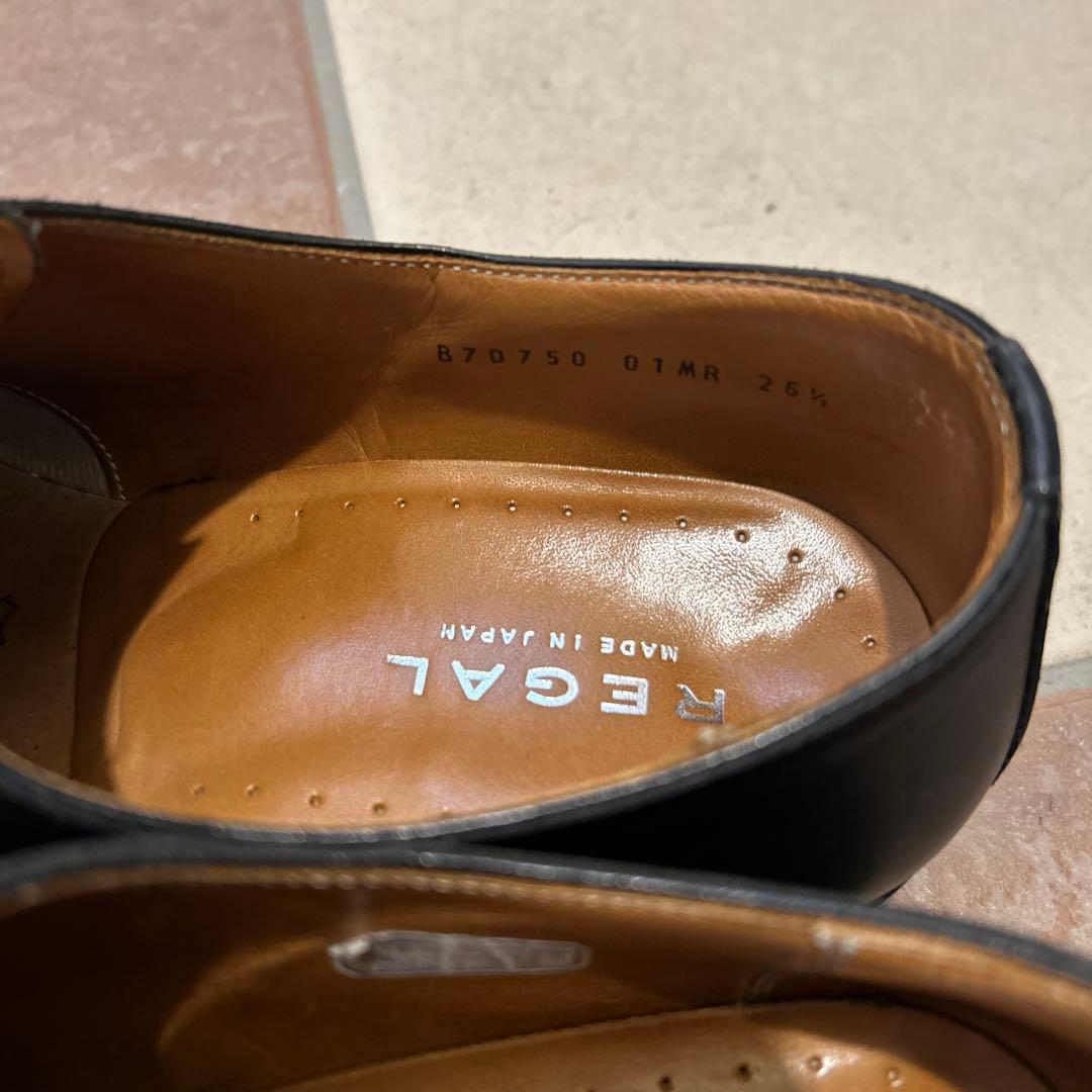 REGAL ドレスシューズ 黒 01WR 26.5cm