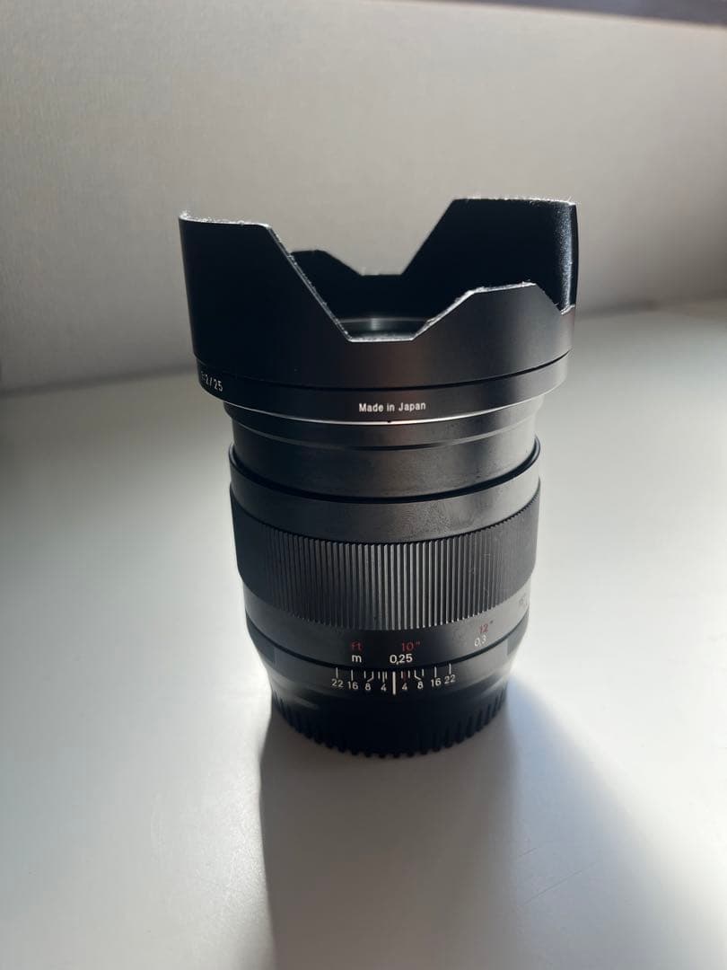 レンズ(単焦点) Carl Zeiss Distagon 25mm F2 ZE