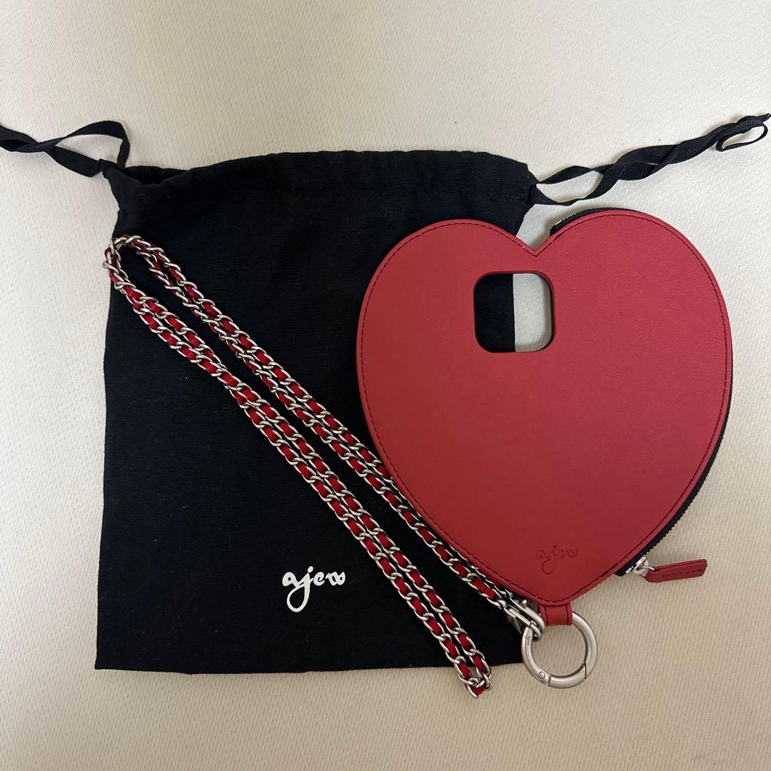 ajew♡ハートiphoneケース♡ iphone14pro