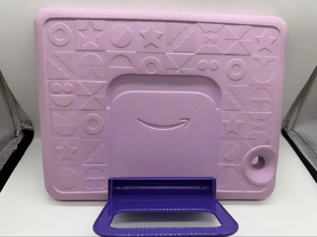 第11世代FireHD10キッズモデル10インチラベンダーケースガラスフィルム付