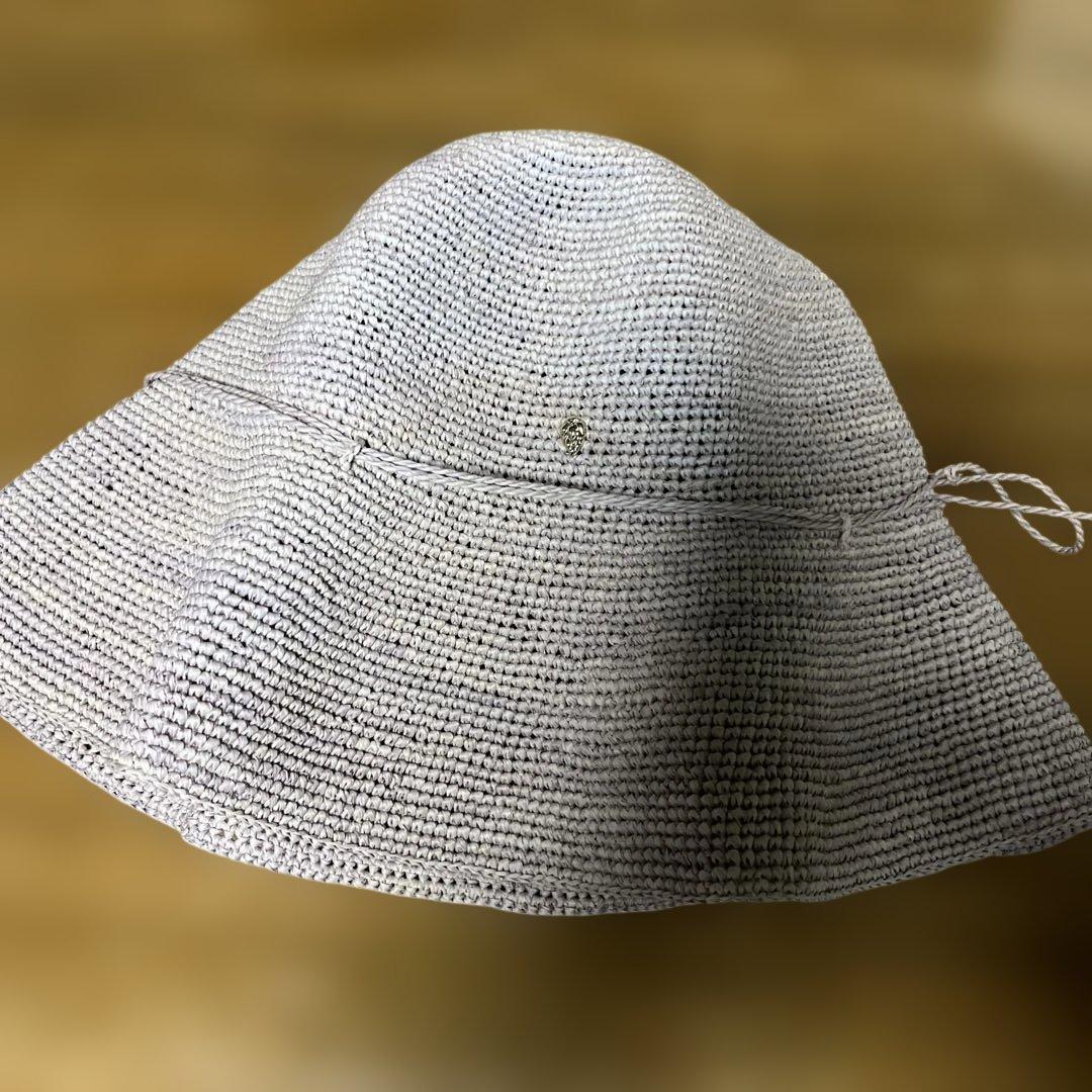 新品　HELEN KAMINSKI グレージュハット 保存袋付き　運動会