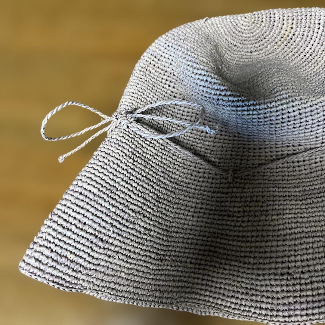 新品　HELEN KAMINSKI グレージュハット 保存袋付き　運動会