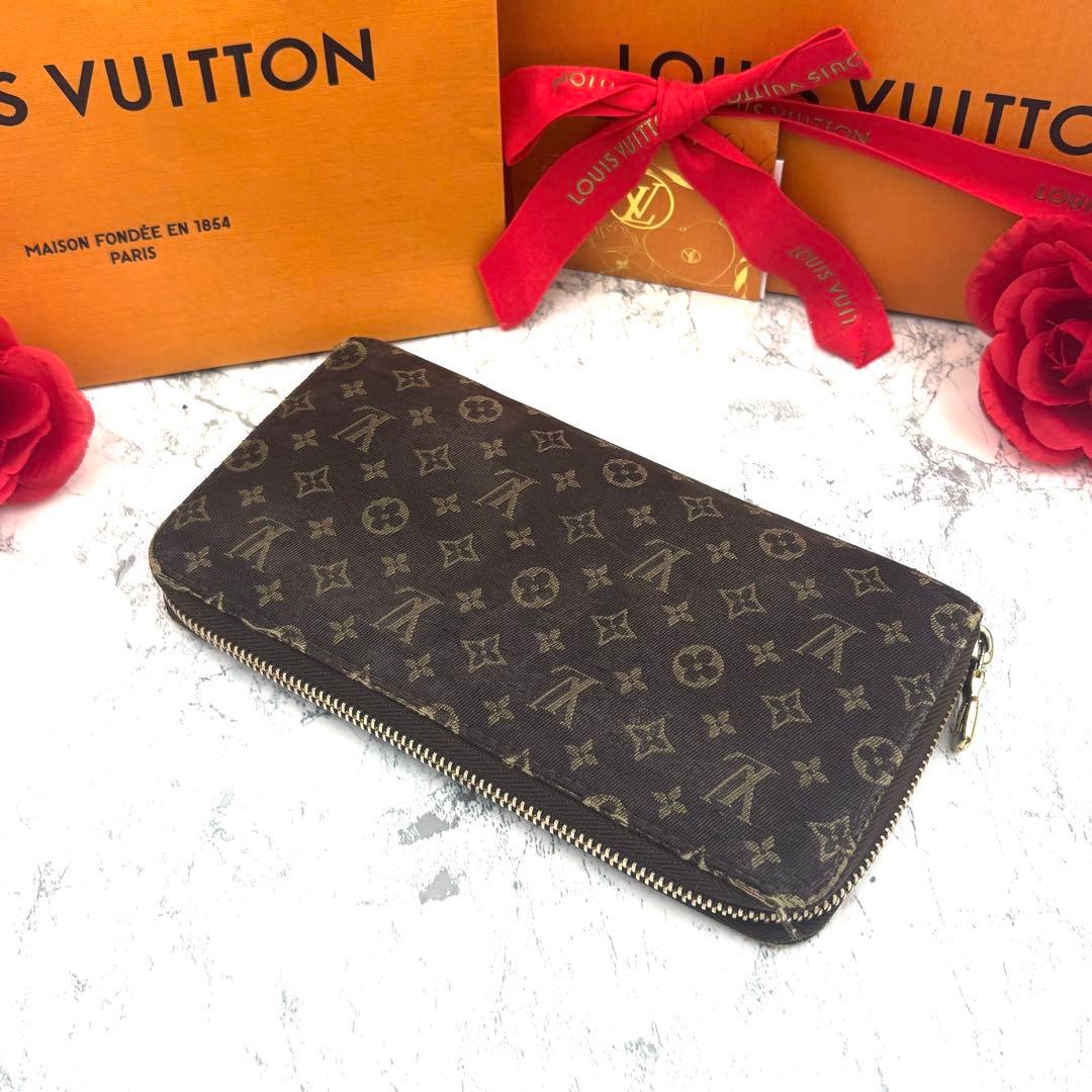 【極美品】 ルイヴィトン モノグラム ミニラン ジッピーウォレット 長財布