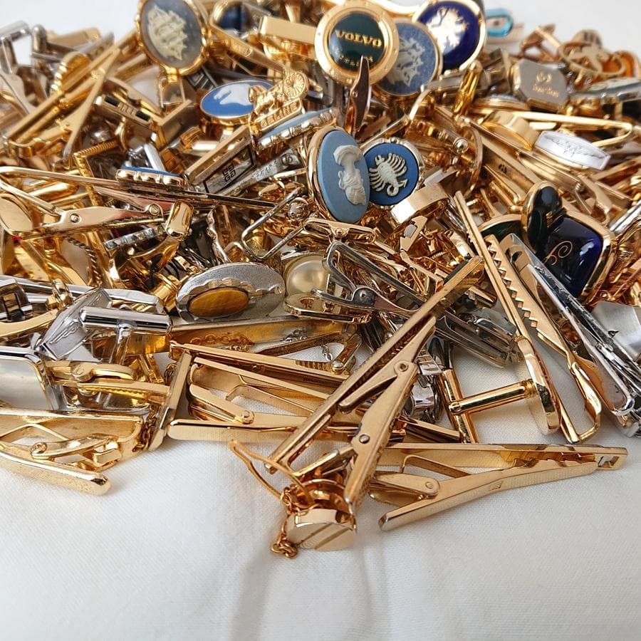 総重量860g セリーヌ ウェッジウッド他 タイピン カフリンクス 大量 まとめ