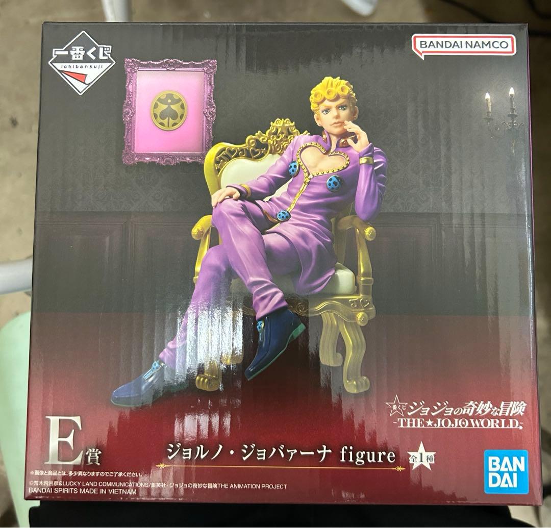 ジョジョの奇妙な冒険 一番くじ　E賞　ジョルノ・ジョバァーナ フィギュア