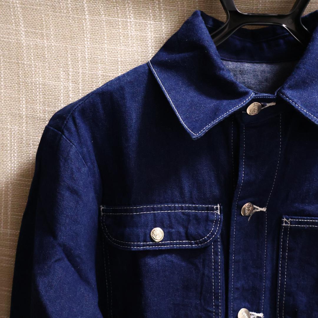 ポインター セミヴィンテージ 1990's ダークデニム カバーオール 36
