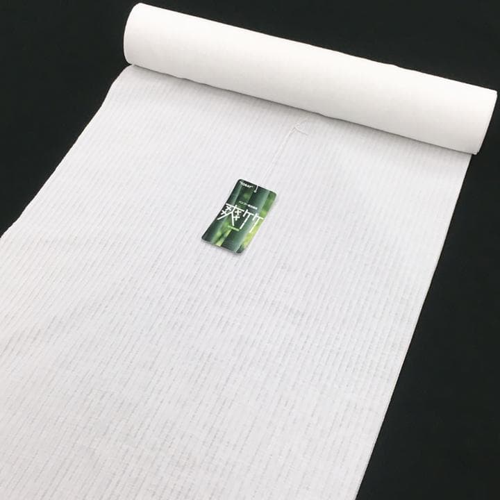 新品　未使用品　東レ　洗える　長襦袢　爽竹　反物　縦絽　日本製　襦袢　和装