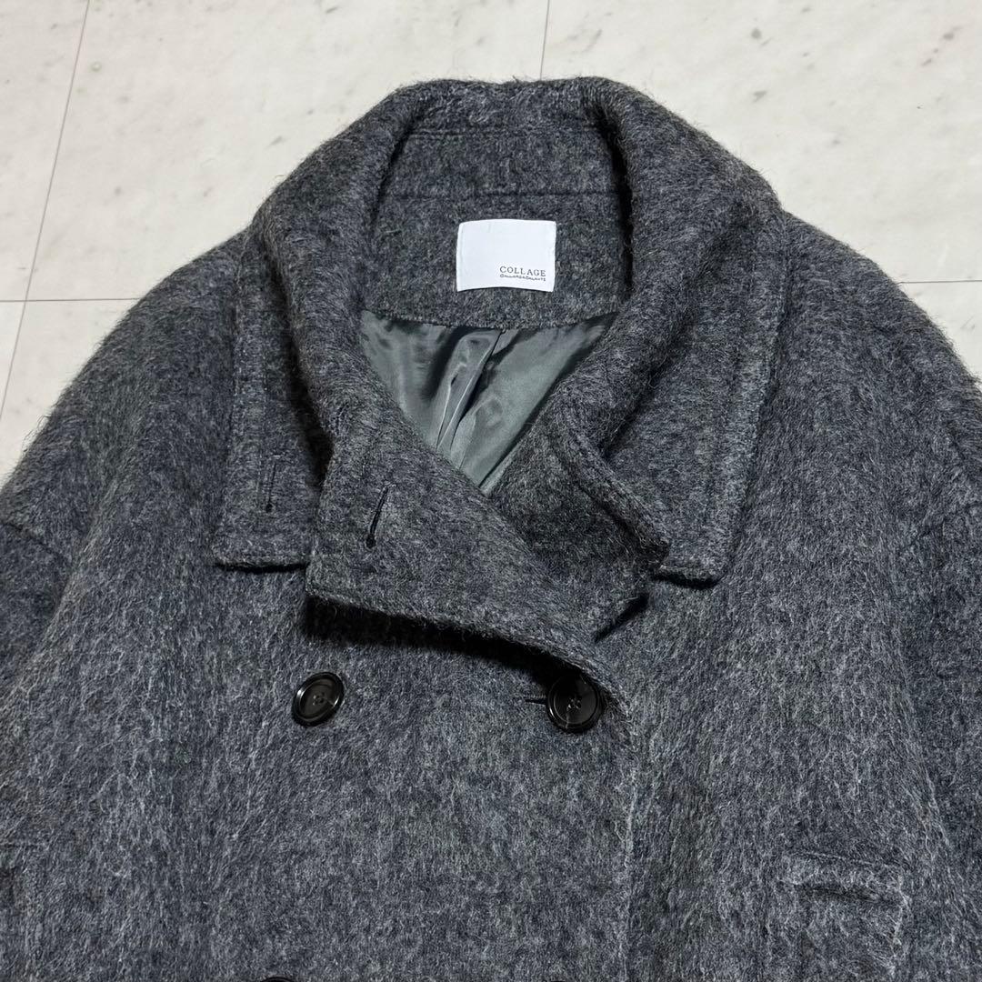COLLAGE GALLARDAGALANTE シャギーコート ウール F