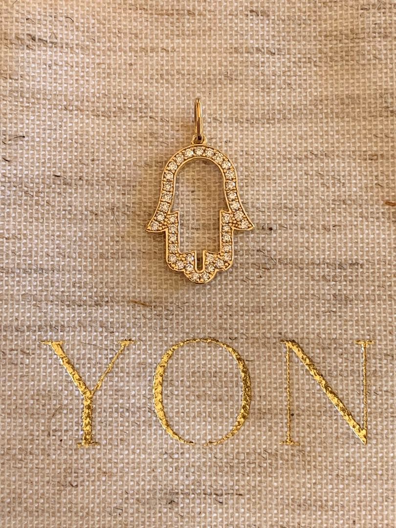YON ヨン Symbol Hamsa シンボルハムサ K10YG チャーム