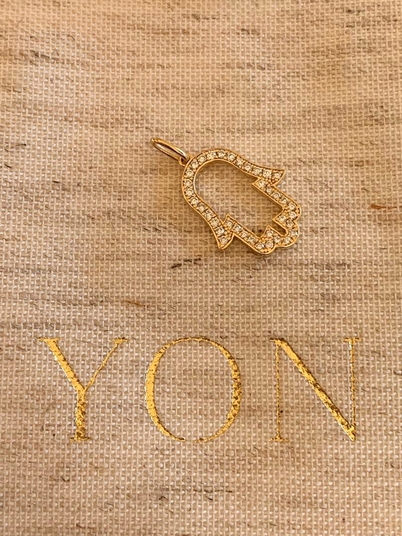 YON ヨン Symbol Hamsa シンボルハムサ K10YG チャーム