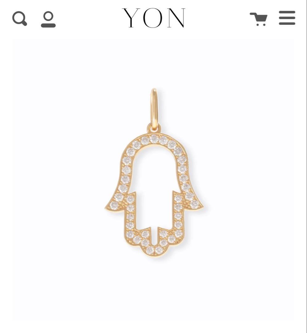 YON ヨン Symbol Hamsa シンボルハムサ K10YG チャーム