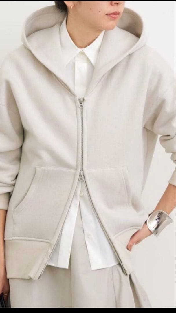 AMERICANA/アメリカーナ　WIDE FULLZIP HOODIE