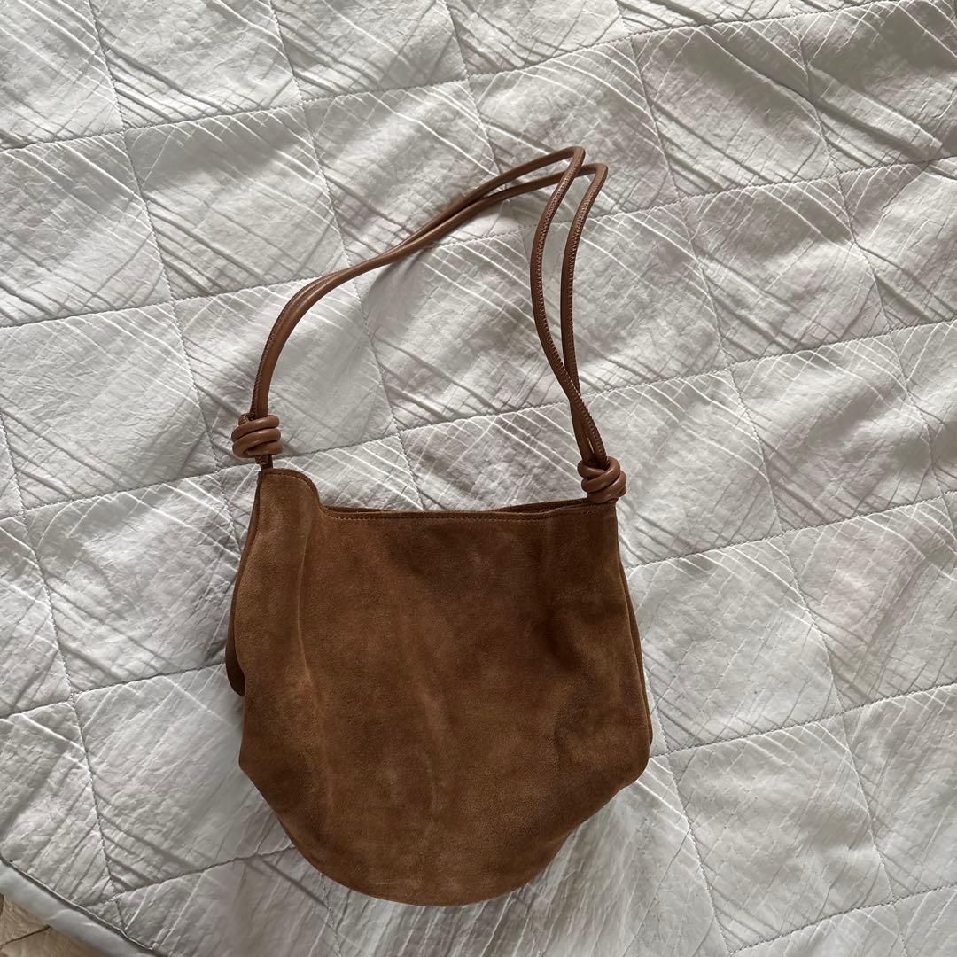 スエード2wayショルダーバッグ ブラウン