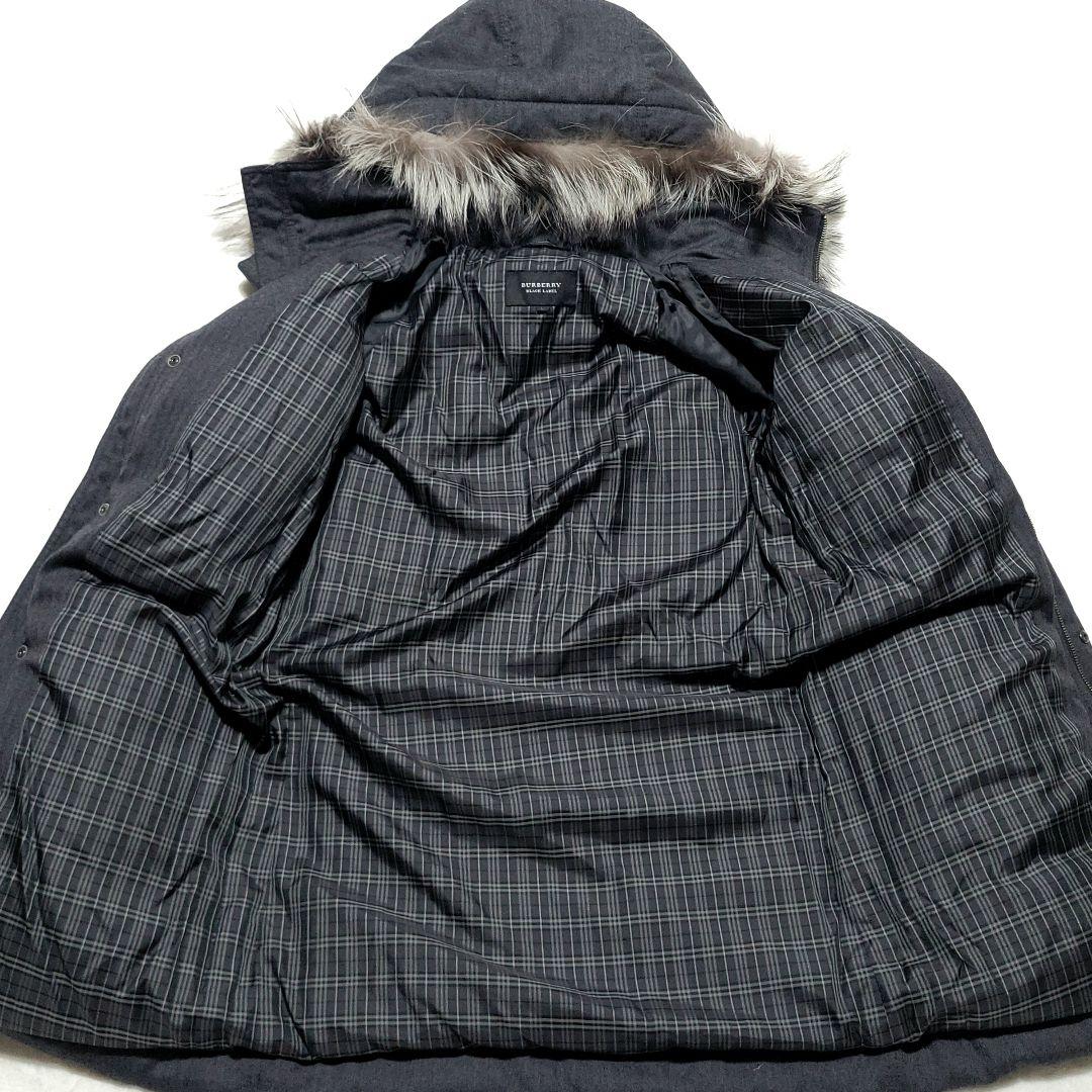 3WAY バーバリー 　ダウンコート ノバチェック ホワイトグース 大きいサイズ