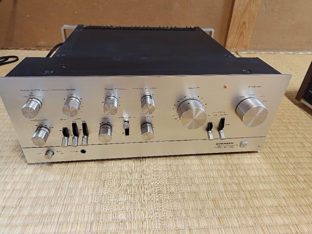 Pioneer アンプ本体 シルバー仕上げ