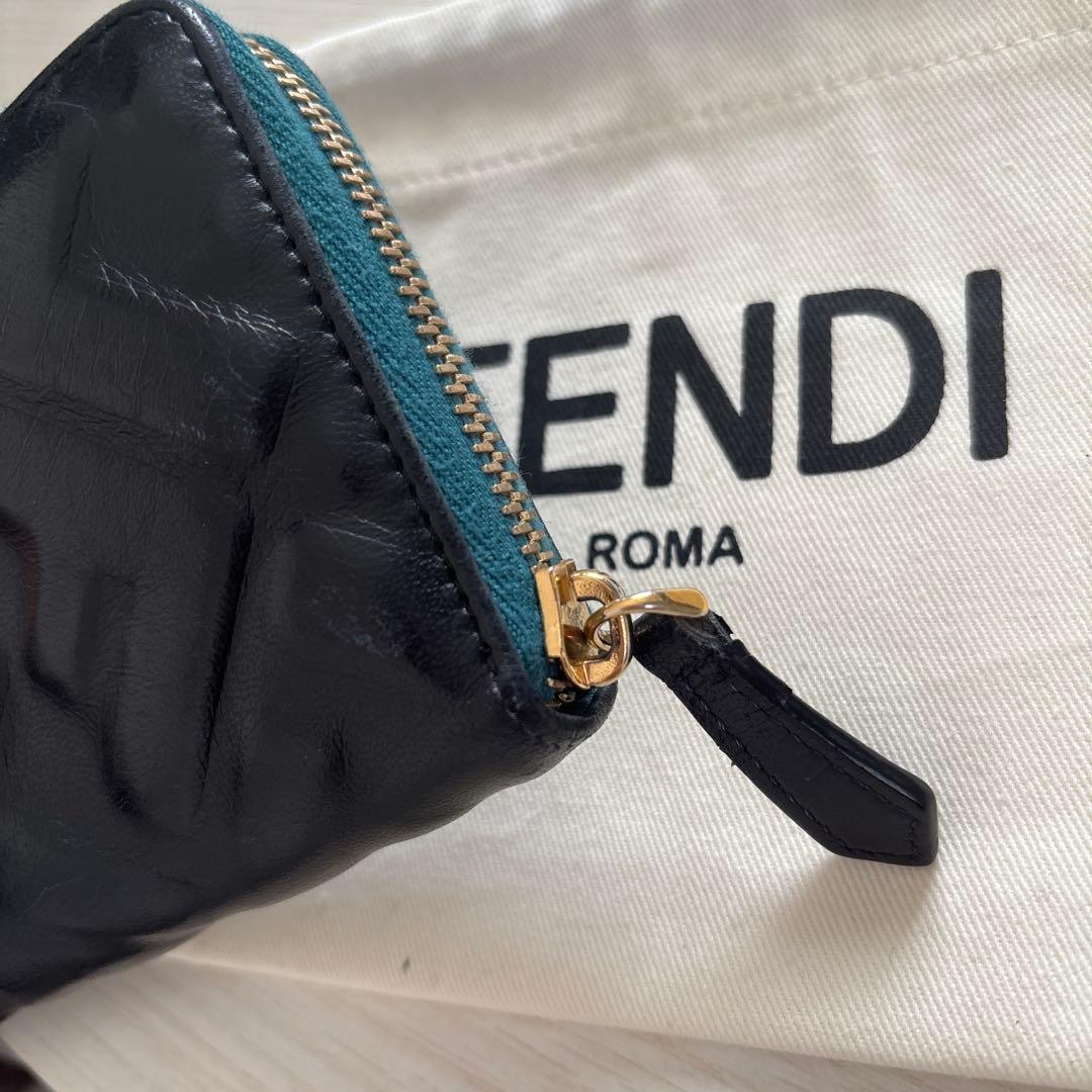 FENDI ブラック 長財布 保存袋付き