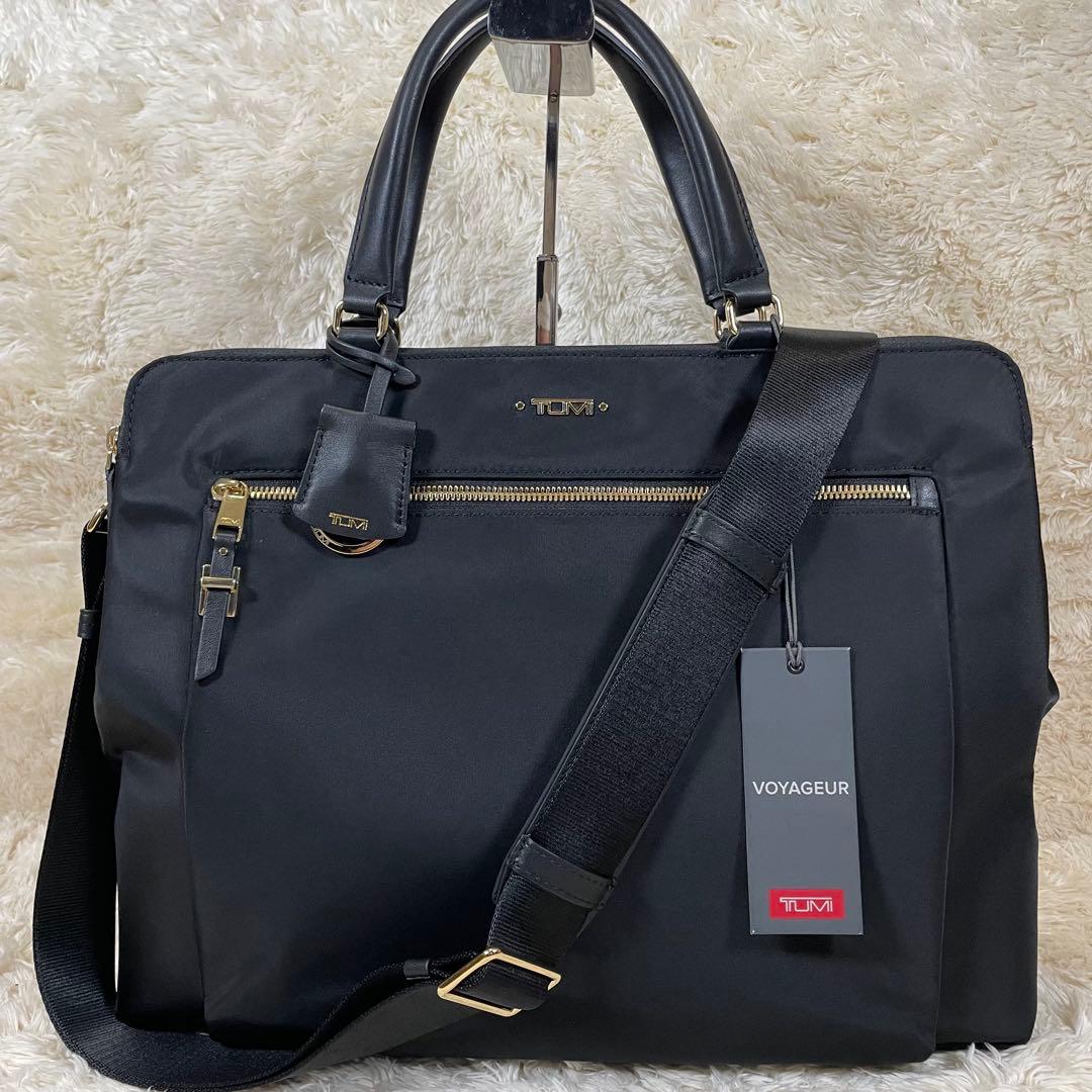 未使用✨　TUMI clare double zip brief 黒 2way