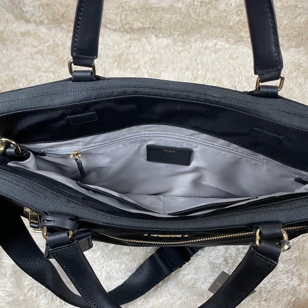 未使用✨　TUMI clare double zip brief 黒 2way