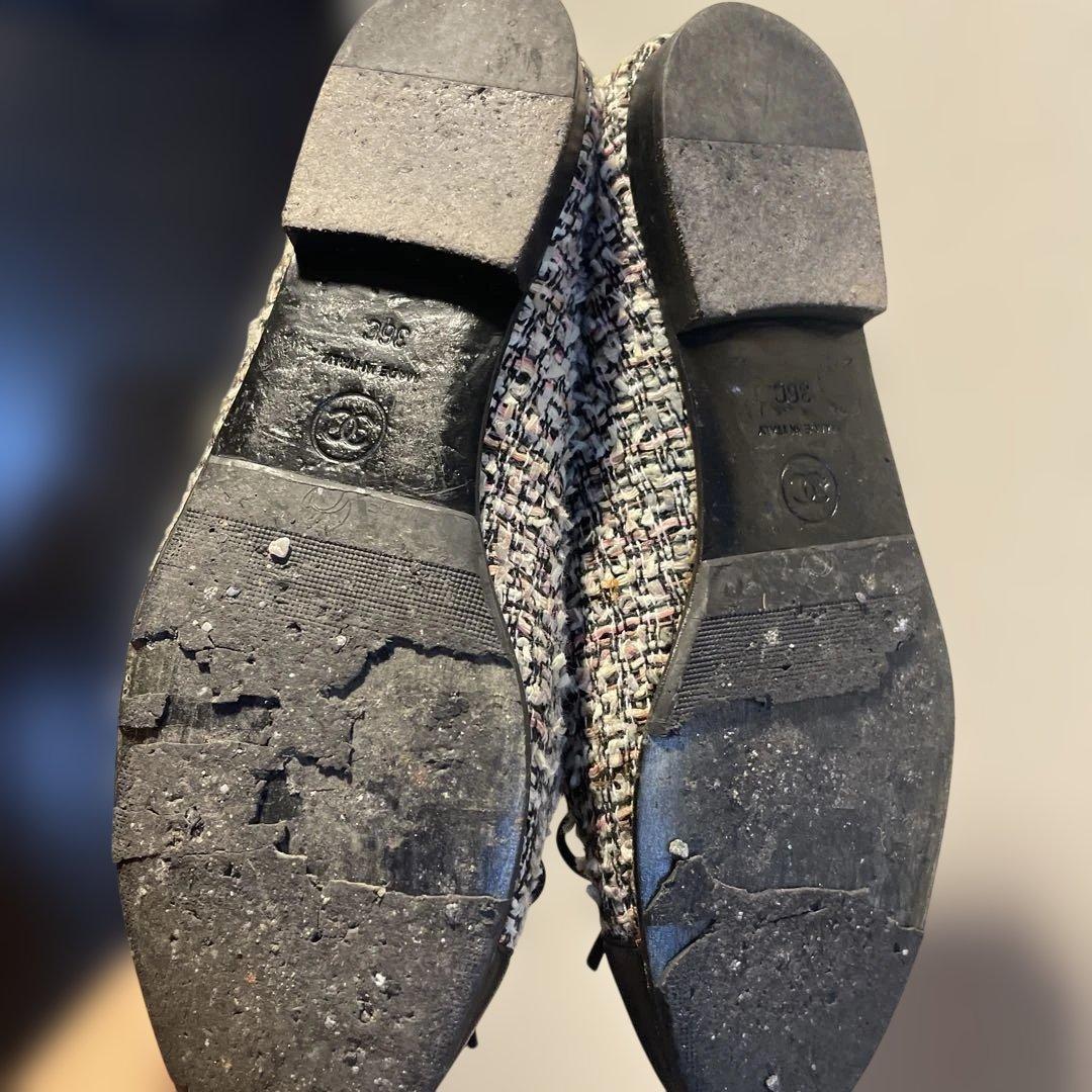 CHANEL バレリーナ　ツイード