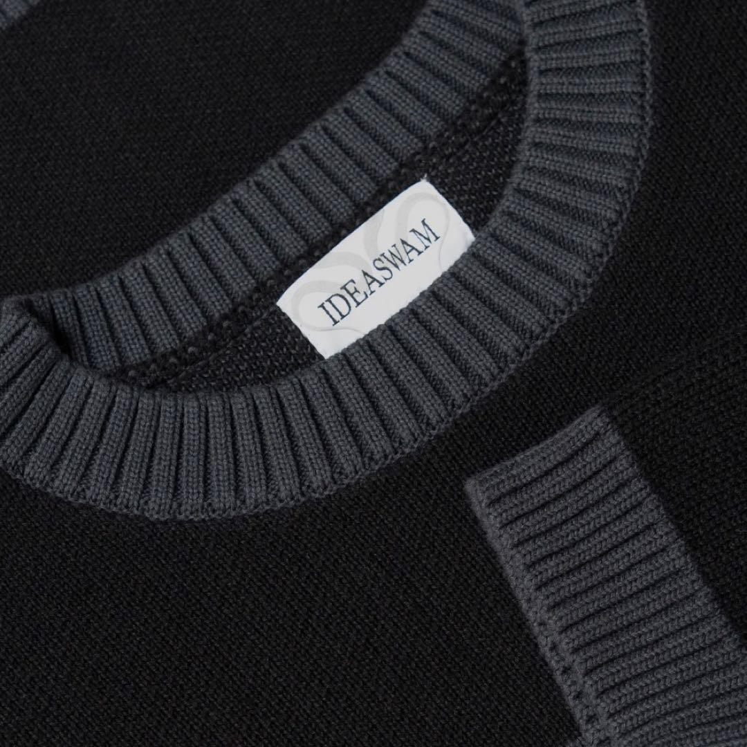 トップス IDEASWAM OUROBOROS KNIT SWEATER BLACK M