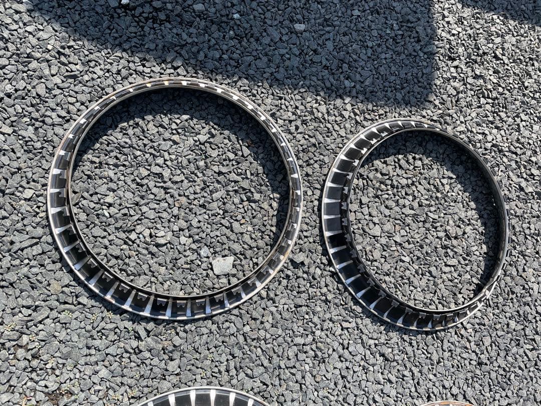 ムーンホイールリム14インチ4個セット中古美品