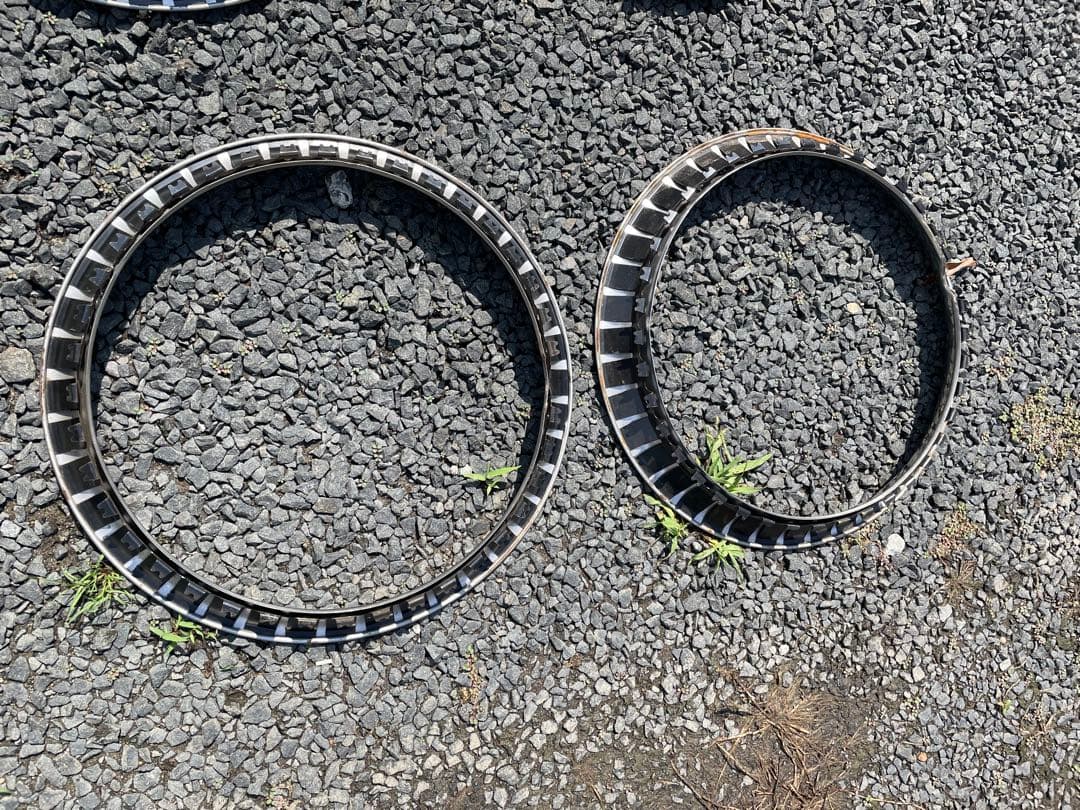 ムーンホイールリム14インチ4個セット中古美品