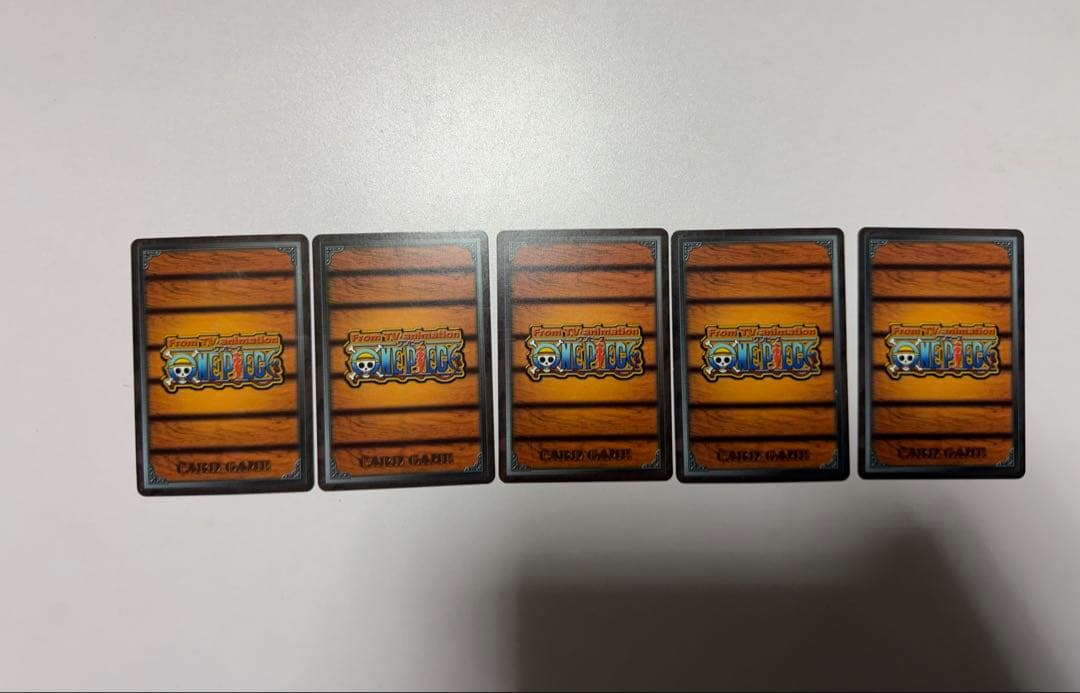 【希少】　旧ワンピースカード　2004年限定品　ルフィ海賊団5枚セット