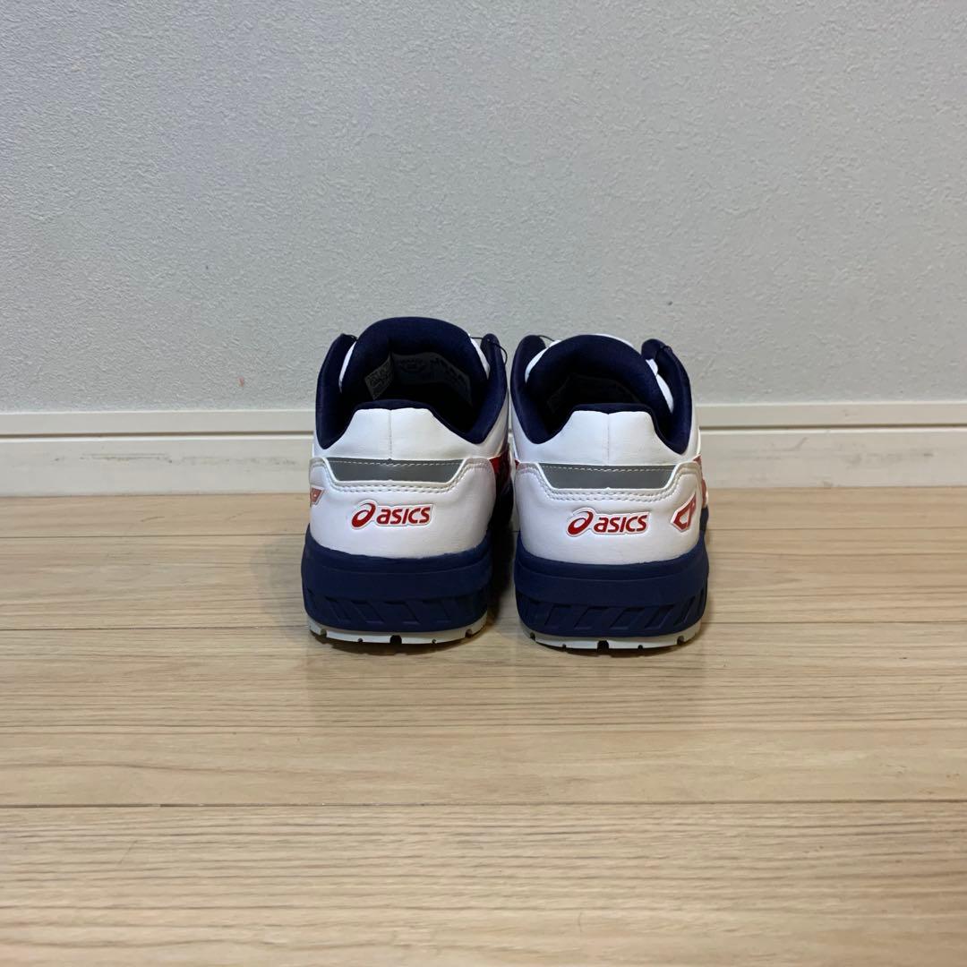 【新品】 アシックス asics ウィンジョブCP209 白×赤×紺 27cm