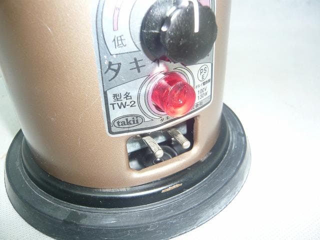 作業未使用　タキイ和裁電化鏝　和裁こて　和裁コテ　最新タキイ製　鏝２本付