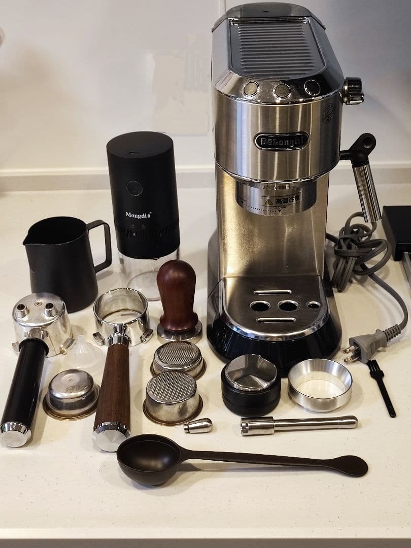 にがうりデロンギ エスプレッソマシン フルセットステンレス製