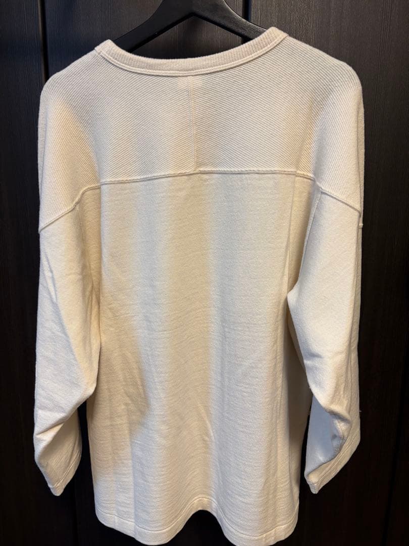 コモリ COMOLI 22AW ウールフットボールTシャツ 3