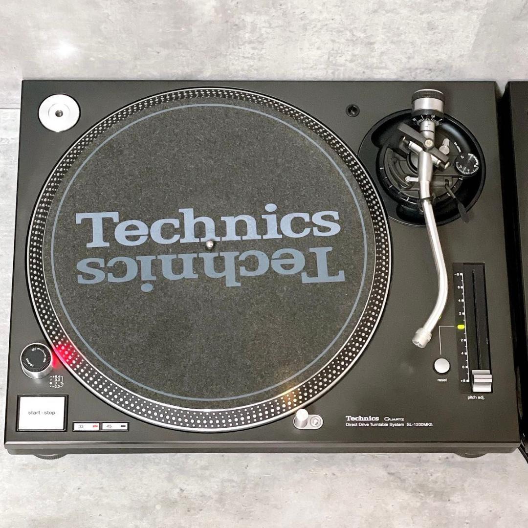 テクニクス SL-1200MK5 ターンテーブル 2台 元箱 取説 新品針付き