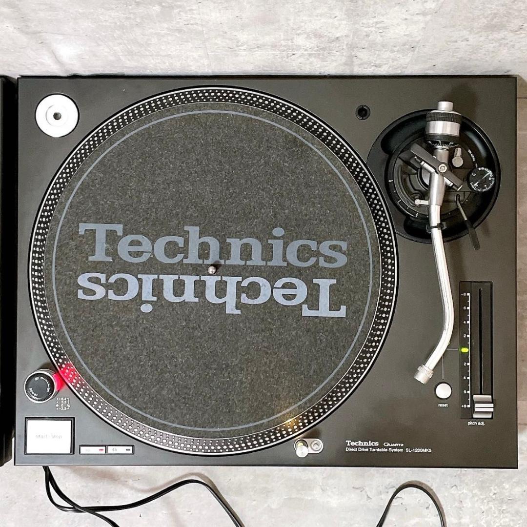 テクニクス SL-1200MK5 ターンテーブル 2台 元箱 取説 新品針付き
