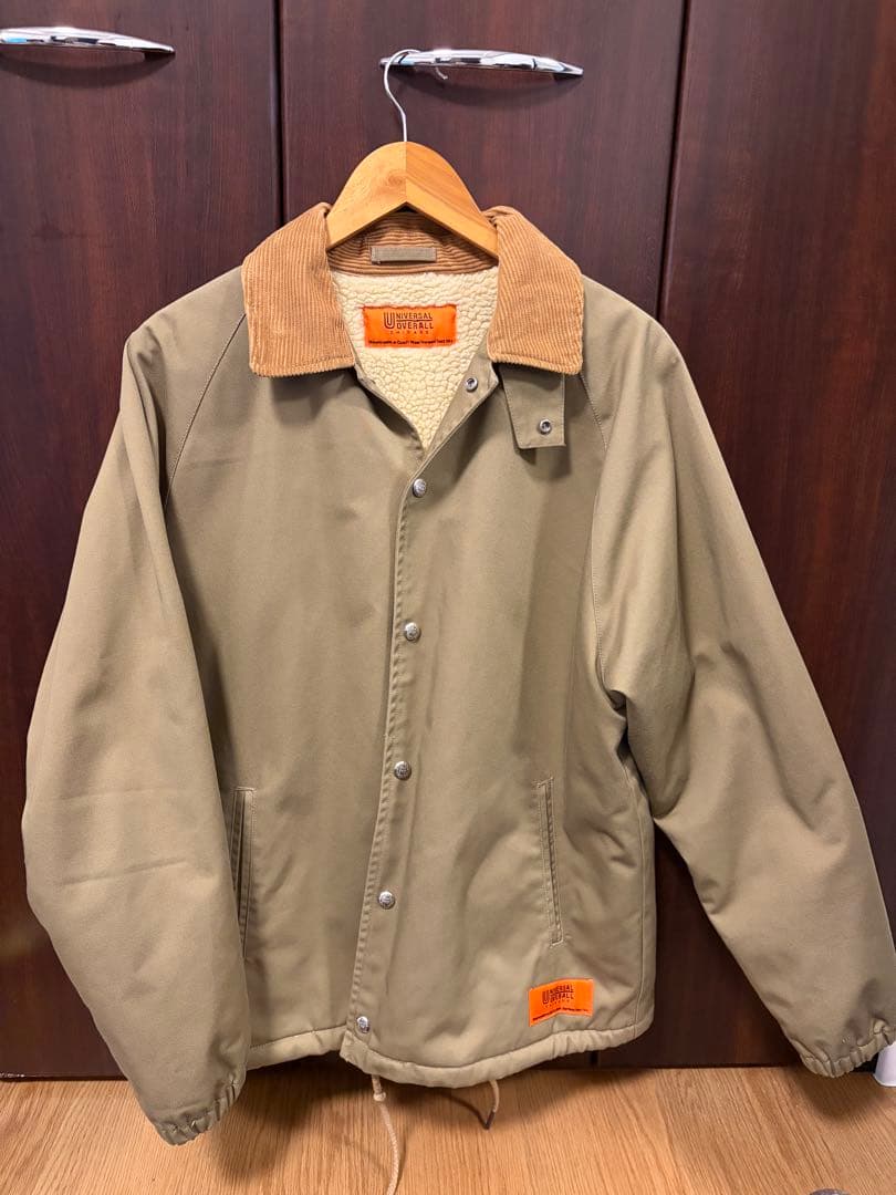 【別注】ユニバーサルオーバーオール×ジーンズファクトリー ボアコーチジャケット